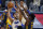 Philadelphia 76ers guard Ben Simmons (25) shoots against Golden State Warriors center James Wiseman during the first half of an NBA basketball game in San Francisco, Tuesday, March 23, 2021. (AP Photo/Jeff Chiu)