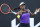 United States' Sloane Stephens makes a forehand return to Kazakhstan's Yulia Putintseva during their first round match at the Australian Open tennis championship in Melbourne, Australia, Tuesday, Feb. 9, 2021.(AP Photo/Hamish Blair)