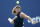 Naomi Osaka of Japan returns to Ajla Tomljanovic of Australia during the Miami Open tennis tournament, Friday, March 26, 2021, in Miami Gardens, Fla. (AP Photo/Marta Lavandier)