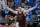 Loyola Chicago center Cameron Krutwig (25) reacts to a basket against the Illinois during the second half of a men's college basketball game in the second round of the NCAA tournament at Bankers Life Fieldhouse in Indianapolis, Sunday, March 21, 2021. (AP Photo/Paul Sancya)