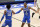 Memphis forward DeAndre Williams (12) and guard Landers Nolley II (3) celebrate a 3-point basket made by Nolley II in the second half of an NCAA college basketball game against Colorado State in the semifinals of the NIT, Saturday, March 27, 2021, in Frisco, Texas. (AP Photo/Tony Gutierrez)