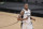 San Antonio Spurs' LaMarcus Aldridge runs up the court during the second half of an NBA basketball game against the Memphis Grizzlies, Saturday, Jan. 30, 2021, in San Antonio. Memphis won 129-112. (AP Photo/Darren Abate)