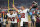 FILE - In this Sunday, Feb. 7, 2021 file photo, Tampa Bay Buccaneers tight end Rob Gronkowski (87), left, and Tampa Bay Buccaneers quarterback Tom Brady (12) celebrate together after the NFL Super Bowl 55 football game against the Kansas City Chiefs in Tampa, Fla. NFL Films has been chronicling Tom Brady’s career since he entered the league in 2000, but there are still times when there are still new things to reveal. That is the case with this year’s Super Bowl film, chronicling Brady’s seventh championship and his first with the Tampa Buccaneers.  (AP Photo/Steve Luciano, File)
