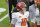 American Team quarterback Mac Jones of Alabama (10) walks the sideline during the NCAA Senior Bowl college football game in Mobile, Ala., Saturday, Jan. 30, 2021. (AP Photo/Matthew Hinton)