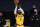 Los Angeles Lakers guard Wesley Matthews (9) takes a shot during the second quarter of an NBA basketball game against the Oklahoma City Thunder Wednesday, Feb. 10, 2021, in Los Angeles. (AP Photo/Ashley Landis)