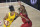 Los Angeles Sparks forward Candace Parker, left, drives to the basket in front of Washington Mystics forward Myisha Hines-Allen during the second half of a WNBA basketball game, Thursday, Sept. 10, 2020, in Bradenton, Fla. (AP Photo/Phelan M. Ebenhack)