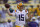 LSU quarterback Myles Brennan (15) passes in the second half an NCAA college football game against Mississippi State in Baton Rouge, La., Saturday, Sept. 26, 2020. Mississippi State won 44-34. (AP Photo/Gerald Herbert)