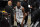Brooklyn Nets forward Kevin Durant (7) leaves the court after a play during the first half of an NBA basketball game against the Miami Heat, Sunday, April 18, 2021, in Miami. (AP Photo/Wilfredo Lee)