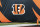 A view of the Cincinnati logo on the field during an NFL football game between the Jacksonville Jaguars and the Cincinnati Bengals in Cincinnati, Sunday, Oct. 4, 2020. Cincinnati won 33-25. (AP Photo/Aaron Doster)