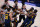 Indiana Pacers forward JaKarr Sampson (14) is held back by forward Justin Holiday (8) after he and San Antonio Spurs guard Patty Mills (8) exchange words during the second half of an NBA basketball game in Indianapolis, Monday, April 19, 2021. Sampson was ejected from the game. (AP Photo/Michael Conroy)
