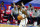 Brooklyn Nets' Norvel Pelle plays during an NBA basketball game against the Philadelphia 76ers, Saturday, Feb. 6, 2021, in Philadelphia. (AP Photo/Matt Slocum)