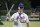 FILE - This July 8, 2019 file photo shows Pete Alonso, of the New York Mets, after winning the Major League Baseball Home Run Derby in Cleveland. The Nielsen company says a little more than 8 million people watched Tuesday's All-Star game on Fox, enough to be the second-most popular thing on television after