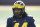 Michigan linebacker Cameron McGrone is seen during the first half of an NCAA college football game, Saturday, Oct. 31, 2020, in Ann Arbor, Mich. (AP Photo/Carlos Osorio)