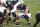 Penn State offensive lineman Michal Menet (62) looks over Maryland defense during an NCAA college football game in State College, Pa., on Saturday, Nov. 07, 2020. (AP Photo/Barry Reeger)
