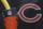 NFL logo is wrapped around the goal post during the first half of an NFL football game between the Chicago Bears and Detroit Lions, Sunday, Dec. 6, 2020, in Chicago. (AP Photo/Kamil Krzaczynski)