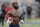 Former Mississippi wide receiver Elijah Moore pulls up after catching a pass during a drill at the school's pro day football workout for NFL scouts in Oxford, Miss., Thursday, March 25, 2021. (AP Photo/Rogelio V. Solis)