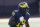 Michigan defensive lineman Kwity Paye plays during the second half of an NCAA college football game, Saturday, Nov. 28, 2020, in Ann Arbor, Mich. (AP Photo/Carlos Osorio)