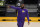 Los Angeles Lakers' LeBron James warms up before the team's NBA basketball game against the Sacramento Kings on Friday, April 30, 2021, in Los Angeles. (AP Photo/Marcio Jose Sanchez)