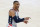Washington Wizards' Russell Westbrook shouts instructions during the first half of the team's NBA basketball game against the Indiana Pacers, Saturday, May 8, 2021, in Indianapolis. (AP Photo/Darron Cummings)