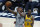 Washington Wizards' Bradley Beal (3) is fouled by Indiana Pacers' Justin Holiday (8) as he goes up for a shot during the first half of an NBA basketball game, Saturday, May 8, 2021, in Indianapolis. (AP Photo/Darron Cummings)