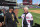 Los Angeles Angels first baseman Albert Pujols, left, speaks with new manager Joe Maddon after a baseball news conference at Angel Stadium in Anaheim, Calif., Thursday, Oct. 24, 2019. Maddon is returning to the Angels, where he worked as a coach before successful managerial stunts with baseball clubs in Tampa Bay and Chicago. (AP Photo/Greg Beacham)