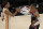 Washington Wizards' Russell Westbrook, right, is congratulated by Atlanta Hawks' Trae Young after an NBA basketball game Monday, May 10, 2021, in Atlanta. Westbrook recorded his 182nd career triple-double, passing Oscar Robertson for the most in NBA history. (AP Photo/Ben Margot)