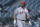 Los Angeles Angels Albert Pujols walks to the dugout after he was called out on strikes during the ninth inning of a baseball game against the Seattle Mariners, Sunday, May 2, 2021, in Seattle.  (AP Photo/Ted S. Warren)