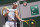 Spain's Rafael Nadal returns the ball during a training session at Roland Garros stadium ahead of the French Open tennis tournament in Paris, Thursday, May 27, 2021. (AP Photo/Michel Euler)