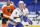FILE - Buffalo Sabres forward Jack Eichel (9) is shown during the second period of an NHL hockey game against the Philadelphia Flyers in Buffalo, N.Y., in this Sunday, Feb. 28, 2021, file photo. The Buffalo Sabres have ruled out captain Jack Eichel for the rest of the season because of a neck injury. The team said Wednesday, April 14, 2021, that Eichel has a herniated disk and is expected to be healthy for the start of next season. (AP Photo/Jeffrey T. Barnes)