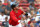 Boston - July 1: Boston Red Sox left fielder J.D. Martinez (28) watches his 4th inning solo home run. The Boston Red Sox host the Kansas City Royals in Boston on July 1, 2021. (Photo by John Tlumacki/The Boston Globe via Getty Images)