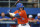 Florida outfielder Jud Fabian (4) during an NCAA baseball game against Florida A&M on Wednesday, March 4, 2020, in Gainesville, Fla. (AP Photo/Gary McCullough)