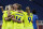 Sweden's Stina Blackstenius, second left, celebrates scoring her side's second goal against Japan with teammates during a women's quarterfinal soccer match at the 2020 Summer Olympics, Friday, July 30, 2021, in Saitama, Japan. (AP Photo/Martin Mejia)