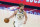 Indiana Pacers' Domantas Sabonis (11) dribbles during the second half of an NBA basketball game against the Atlanta Hawks, Thursday, May 6, 2021, in Indianapolis. (AP Photo/Darron Cummings)