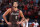 Portland Trail Blazers guard CJ McCollum plays during the first half of an NBA basketball game, Wednesday, March 31, 2021, in Detroit. (AP Photo/Carlos Osorio)