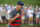 FILE- In this Aug. 29, 2021, file photo, Bryson DeChambeau reacts after sinking his putt on the 16th green during the final round of the BMW Championship golf tournament at Caves Valley Golf Club in Owings Mills, Md. When DeChambeau arrives at Whistling Straits for the Ryder Cup the 6-foot-1, 235-pound disrupter with a world-leading driving average of 323.7 yards, will bring with him an epic amount of baggage. He is in the middle of a months-long feud with one of his teammates, Brooks Koepka, who happens to have three more major titles than DeChambeau.  (AP Photo/Nick Wass, File)
