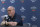David Griffin, New Orleans Pelicans executive vice president of Basketball Operations, speaks during the NBA basketball team's Media Day in New Orleans, Monday, Sept. 27, 2021.  (AP Photo/Matthew Hinton)