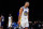 Golden State Warriors' Stephen Curry (30) reacts during the second half of an NBA basketball game against the Brooklyn Nets Tuesday, Nov. 16, 2021 in New York. The Warriors won 117-99. (AP Photo/Frank Franklin II)