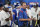 FILE- In this Aug. 14, 2021, file photo, New York Giants offensive coordinator Jason Garrett works the sidelines in the first half of an NFL preseason football game against the New York Jets in East Rutherford, N.J. A backup quarterback and holder for the Giants in 2001, Garrett spoke Thursday, Sept. 9, 2021, about the Sept. 11 attacks and the tragedy that claimed almost 3,000 lives that day.  (AP Photo/Corey Sipkin, File)