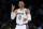 Los Angeles Lakers guard Russell Westbrook celebrates while watching a video replay after making a basket and collecting a foul against the Detroit Pistons during the second half of an NBA basketball game Sunday, Nov. 28, 2021, in Los Angeles. (AP Photo/Alex Gallardo)