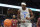 Memphis' Jalen Duren (2) reacts after making a basket in the second half of an NCAA college basketball game against North Carolina Central, Saturday, Nov. 13, 2021, in Memphis, Tenn. (AP Photo/Karen Pulfer Focht)