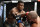 ANAHEIM, CALIFORNIA - JANUARY 22: (L-R) Francis Ngannou of Cameroon punches Ciryl Gane of France in their UFC heavyweight championship fight during the UFC 270 event at Honda Center on January 22, 2022 in Anaheim, California. (Photo by Chris Unger/Zuffa LLC)