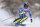 France's Clement Noel speeds down the course during an alpine ski, men's World Cup slalom race, in Wengen, Switzerland, Sunday, Jan. 16, 2022. (AP Photo/Gabriele Facciotti)
