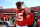 KANSAS CITY, MISSOURI - JANUARY 30: Quarterback Patrick Mahomes #15 of the Kansas City Chiefs walks off the field following the Chiefs 27-24 loss to the Cincinnati Bengals in the AFC Championship Game at Arrowhead Stadium on January 30, 2022 in Kansas City, Missouri. (Photo by Jamie Squire/Getty Images)