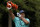 Tiger Woods takes the head cover off of his driver on the 11th tee during the second round at the Masters golf tournament on Friday, April 8, 2022, in Augusta, Ga. (AP Photo/Robert F. Bukaty)