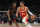 ATLANTA, GA - FEBRUARY 15: Trae Young #11 of the Atlanta Hawks drives to the basket against Darius Garland #10 of the Cleveland Cavaliers during the second half at State Farm Arena on February 15, 2022 in Atlanta, Georgia. NOTE TO USER: User expressly acknowledges and agrees that, by downloading and or using this photograph, User is consenting to the terms and conditions of the Getty Images License Agreement. (Photo by Todd Kirkland/Getty Images)