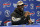 Von Miller answers questions during a news conference Thursday, March 17, 2022, in Orchard Park, N.Y. Miller was introduced as the Bills' prized free-agent addition, a day after agreeing to terms on a six-year contract. (AP Photo/Mark Ludwiczak)