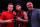 INDIO, CA - MARCH 30: Canelo Alvarez, Ryan Garcia and Oscar De La Hoya posing for the media on March 30, 2019 at Fantasy Springs Casino in Indio, CA (Photo by Tom Hogan/Golden Boy/Getty Images)