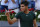 Carlos Alcaraz of Spain celebrates after winning the final match against Alexander Zverev of Germany at the Mutua Madrid Open tennis tournament in Madrid, Spain, Sunday, May 8, 2022. (AP Photo/Paul White)