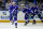 TAMPA, FL - MAY 22: Tampa Bay Lightning center Steven Stamkos (91) scores a goal and celebrates during the NHL Hockey game 3 of the 2nd round of the Stanley Cup Playoffs between Tampa Bay Lightning and the Florida Panthers  on May 22, 2022 at Amalie Arena in Tampa Florida (Photo by Andrew Bershaw /Icon_Sportswire)