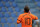 Van der Vaart in front of a half-empty stadium.